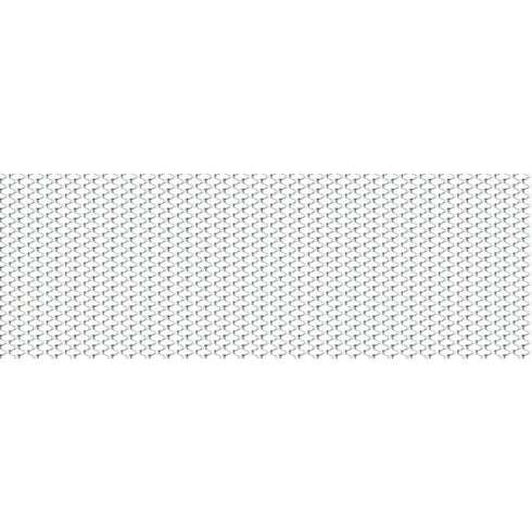 Plasa grila spoiler Racing Argintiu - Small 2x4mm 100x33cm